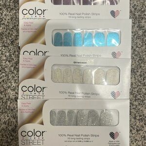 Color Street Glitter Nail Polish Strips